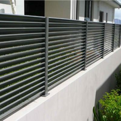 China High Grade Easily Assembled Deck Balusters Aluminum Fence For Outdoor Indoor Factory Aluminum Slat Fence Lattice for sale