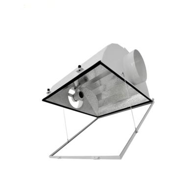 China Modern Hydroponic Fixture Aluminum Cool Air Reflector Grow Lighting Hoods 6 Inch 8 Inches HPS Light Shades Lamp Covers for sale