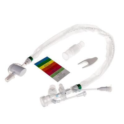 China CSS Original Design With Blue Soft Push Switch Technique 72H MCREAT Closed Suction Catheter For Adult With Bule Soft Suction Tip for sale