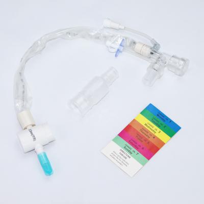 China CSS Original Design With Blue Soft Tip Kid Type Closed Suction Catheter 24H L-piece Closed Suction System 7Fr for sale