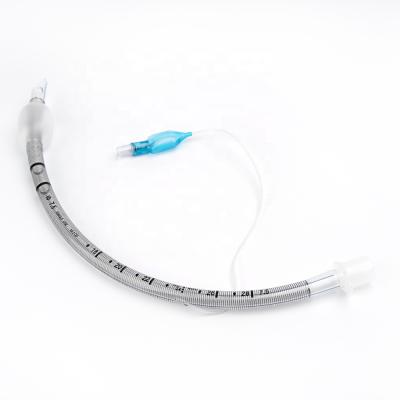 China Soft tip and soft flexible murphy eye good quality pvc material reinforced disposable endotracheal tube for sale