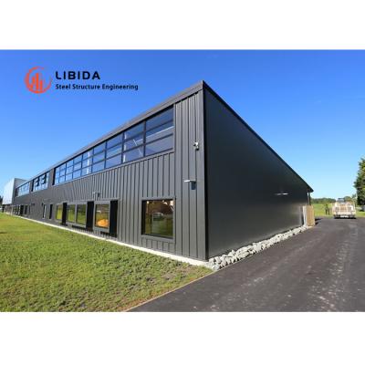 China Low Cost Low Cost LIBIDA Prefab Warehouse Construction Steel Structure Steel Industrial Shed Building Prefab Warehouse for sale