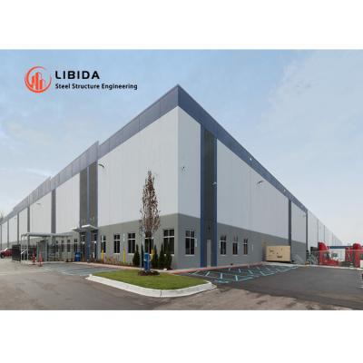 China Low Cost Large Span Factory High Quality Workshop Building Prefabricated Metal Frame Warehouse Steel Structure Commercial Building for sale