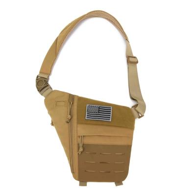 China Water Resistant Lightweight Chest Bag Shoulder Bag Outdoor Sport Lightweight Cross - Body Bag for sale