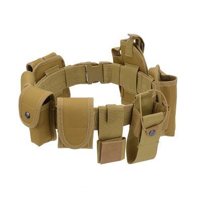 China Outdoor sports belt outdoor tactical combat training belt waist seal multifunctional equipment security belt 10 pieces for sale