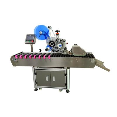 China Automatic Adhesive Cosmetic Tube Labeler Horizontal Beverage Sticker Labeling Machine for sale