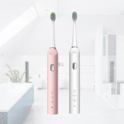 China Battery Powered Custom Soft Ultrasonic Electric Toothbrush for sale