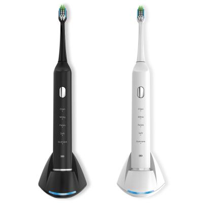 China Battery Powered Soft Waterproof Smart Silicone Electronic Toothbrush for sale