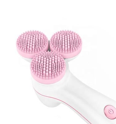 China Silicon Face DEEP CLEANING Electric Deep Clean Vibrating Cleansing Brush for sale