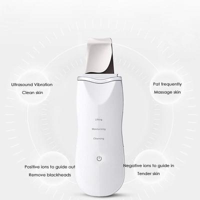 China Skin Care Professional Facial Spatula DEEP CLEANSING Face Ultrasonic Scrubber for sale