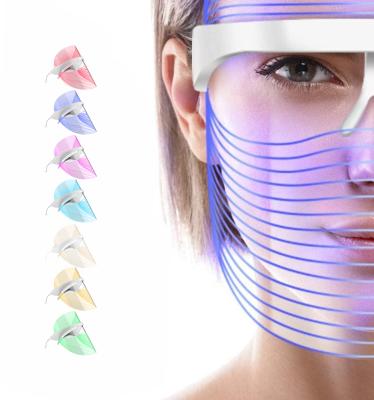 China Skin Rejuvenation 7 Color Led Face Lights Therapy Beauty Facial Mask for sale