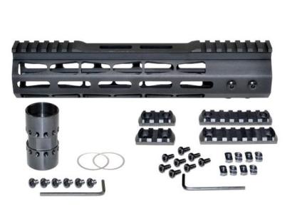 China Super Lightweight Super Light Presma M-LOK Handguard Free Float with Partial Top Rail for AR-15 .223/5.56, 10