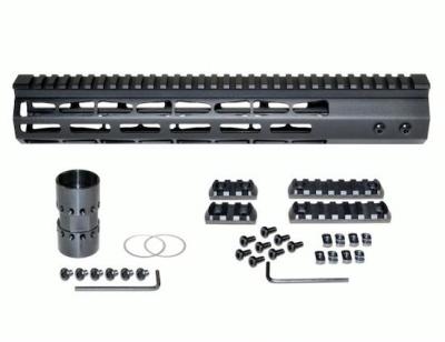 China Full Picatinny Top Rail and M-LOK M-LOK Handguard Slot Presma System Super Lightweight Free Float with Full Top Rail for AR-15 .223/5.56, 13