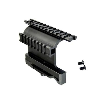 China Aluminum Alloy 6061-T6 Handguard, AK47 Saiga 12/20/223/410 Quick Detachable Side Accessory Mount, 12 Top Rail Slots plus 8 Side Rail Picatinny Slots for sale