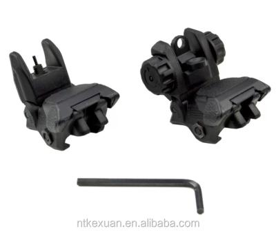 China Tactical Smart Polymer Front And Rear Flip Up Polymer, Lower Sight Set for sale