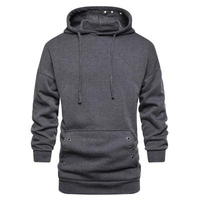 China Original QUICK DRY Mens Mid Weight Plain Fitted Hooded Hoodie Pullover Sweatshirt for sale