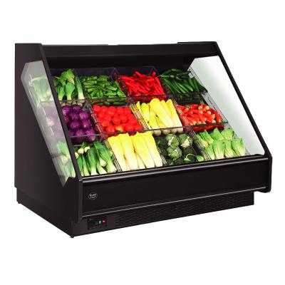 China Kimay Supermarket Style Single-temperature Open Fridge Display Colder Fruit And Vegetable Cooler for sale