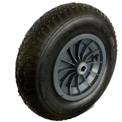 China Hotels 4.80/4.00-8 Pneumatic Wheelbarrow Tire 16-Inch for sale