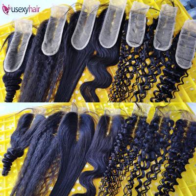 China Cheap Brazilian Hair Hd Lace Headband Closure Virgin Cuticle Aligned Swiss Hair Lace Closure & Headband 4x4 2x6 5x5 13x4 13x6 6x6 7x7 360 Frontal Closure for sale