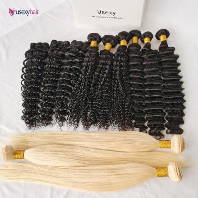 China Wholesale Raw 100% Brazilian Hair Extension Hair Extension Weave Cuticle Aligned Cuticle Aligned 613 Virgin Hair Bundles Cheap Hair Bundles Vendors for sale