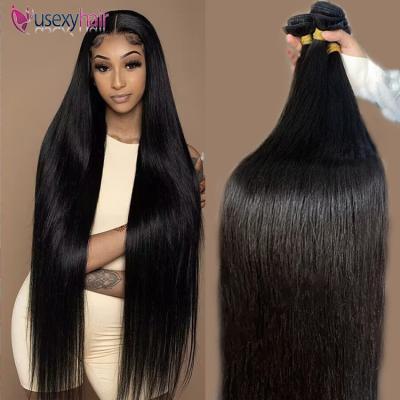 China 100% Real Virgin Hair Extension Cuticle Aligned Brazilian Hair Extensions Bundles Human Virgin Hair 12a Long Size Hair Extension for sale