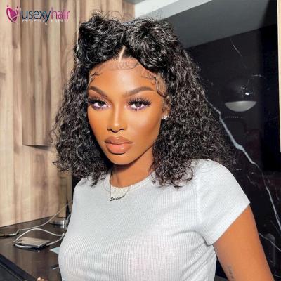 China Body Wave Cuticles Aligned Short Pixie Cut Wig Short Bob Part 150% T Lace Front Human Hair Wigs For Color Women Pre Plucked With Baby Hair for sale