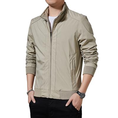 China Promotional good quality men's jacket trend large size jacket windproof casual workwear men's jacket for sale