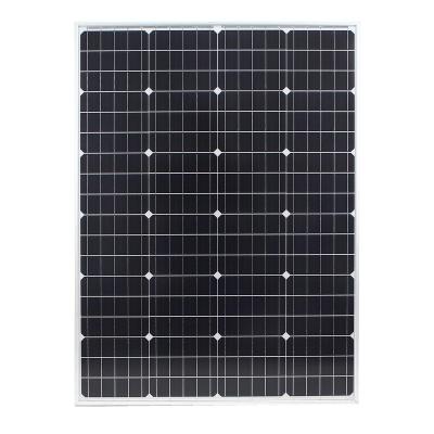 China Factory Products Solar Powered 60W Monocrystalline Silicon Panels Solar Generator With Panel Completed Set 158.75mmx158.75mm for sale