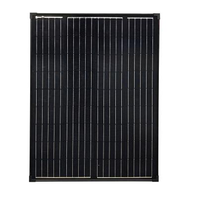 China China Factory Mono Solar Panel 50w Black Full Glass Solar Panels For RV Caravan Power Camper Truck 158.75mmx158.75mm for sale