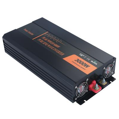 China Multiple Protection LCD Display 12V 220V Power 3000W Anti-interference Inverter For Household Smart Vehicle 480*275*155mm for sale