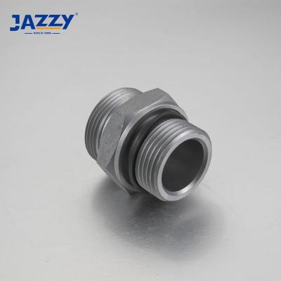 China For Engineer Truck COLOR High Pressure Forged Carbon Steel BSP Male With O Ring Top Coated Hydraulic Hose Fitting for sale