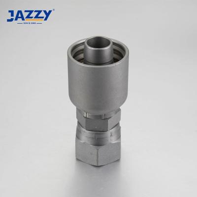 China For Engineer Truck VOLO One Piece Hose Fitting Zinc Nickel Plated Top Coated Hydraulic Hose Fitting Manufacturer for sale