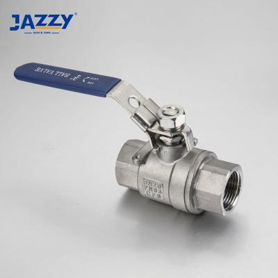 China Factory Direct Heavy Duty DIN3202-F4 LOTTED General Threaded 2pc Stainless Steel Ball Valve 316 for sale