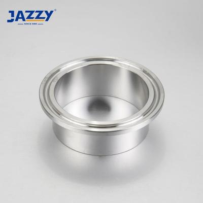 China For Sale Food Stainless Steel sus304 ss316 Flange Hot Crimped Ferrule Sanitary Fitting for sale