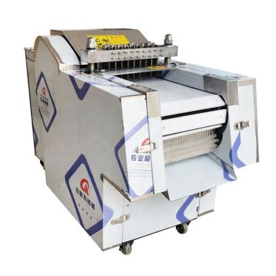 China snack bar whole chicken meat cuber machine/pork beef meat cube cutting machine for sale