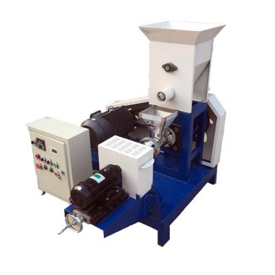 China Poultry farm fish feed pellet machine floating fish feed extruder pet food feed pellet making extruder for feed for sale