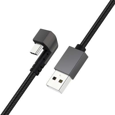 China Etc.electronic Mobile Phone 1.5M 180 Degree U Shape 5V 2.4A USB2.0 Fast U Shape To Type C Elbow Charging Data Cable USB C To Play Games for sale