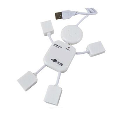 China ABS 2.0 Usb Hub 4 Port Robot Man Form Human Hub for sale