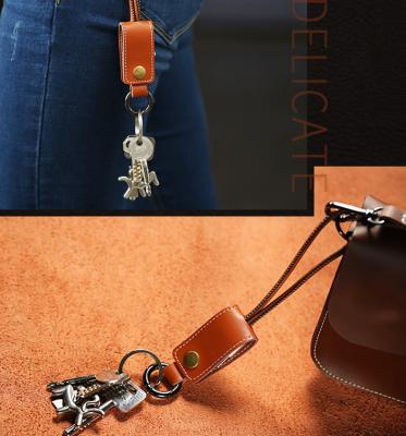 China Multi Function Data Transfer Cable Key Chain 5pin USB Leather Micro Sync Charger Data Cable Keychain Charging Cable For Android for sale