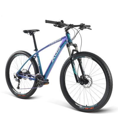 China Aluminum alloy mountain bike disc brake 27 speed hydraulic aluminum alloy frame gradient color with SHIMANO groupset for mtb 27.5 mountain bike for sale