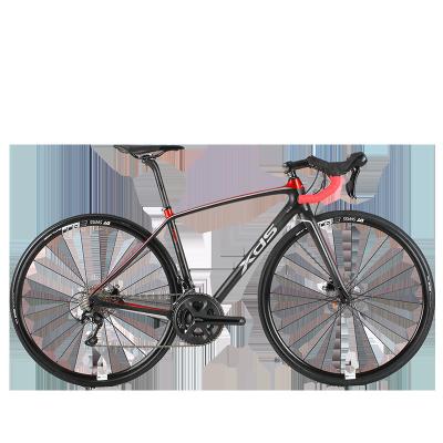 China Hot sales 700C 22 speed full carbon fiber carbon fiber road bike bicycle suitable for long distance cycling for sale