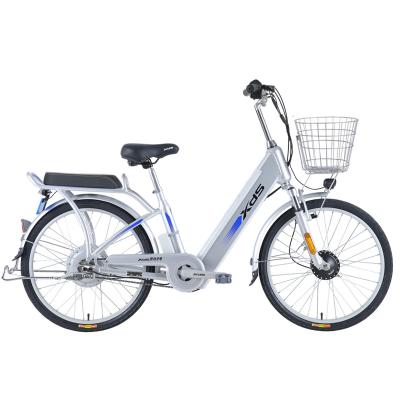 China Factory Hotsale aluminum alloy 24 inch wheel 48v10AH lithium battery shock absorber front fork new electric bike good prices for sale