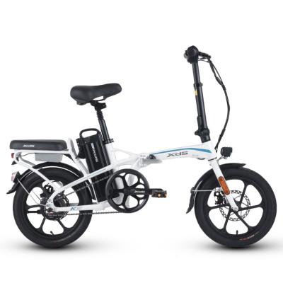 China Aluminum alloy folding bicycle K3 lithium battery electric 3C aluminum alloy new national standard frame 48V10AH 16 inch electric bicycle for sale