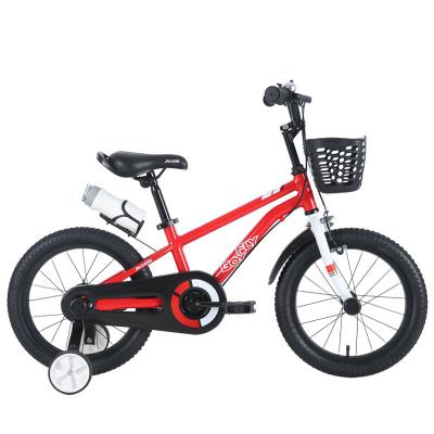 China Sporty Aluminum Alloy Kids Bike Frame 14-16-18 Inch With Training Wheels And Kickstand Water Bottle Bike For Toddlers And Age 3-9 Child for sale