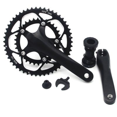 China Road Bikes Wholesale Cheapest Price Chain Line 43.5mm Road Bicycles Transmission Crankset Parts for sale