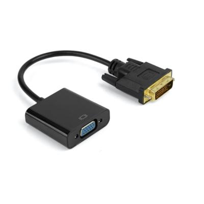 China COMPUTER for monitor dvi to VGA 1080P 24+1 Pin Male adapter support to VGA video cable converter for sale