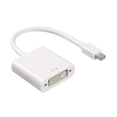 China High Quality Mini DP COMPUTER Male To Female DVI Cable Adapter Converter Female Cable For MacBook for sale