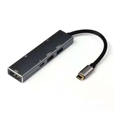 China Mobile Devices Computer .desk TYPE-C 6 IN 1 TF HUB PD HD-MI (4K) SD USB3.0*2 Type-C Hub for sale