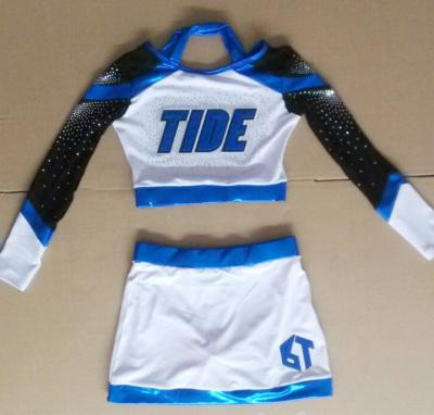 China Hot Selling Metallic Kids All Pro Star Dancer Team Girls Cheer Uniform Free Size for sale