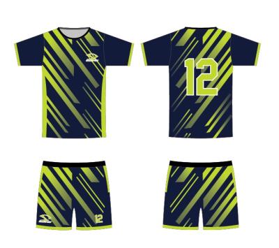 China Youth Uniform Quick Dry Cool Cool Lastest Design Good Quality Soccer Jerseys for sale